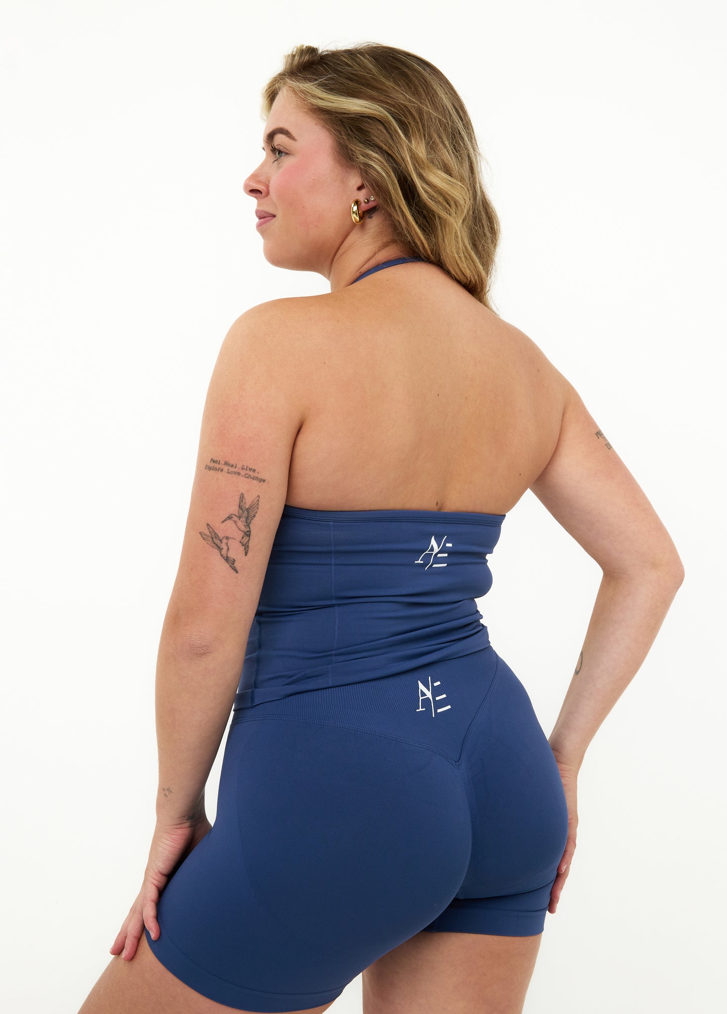 Long top Dark Sapphire Blue