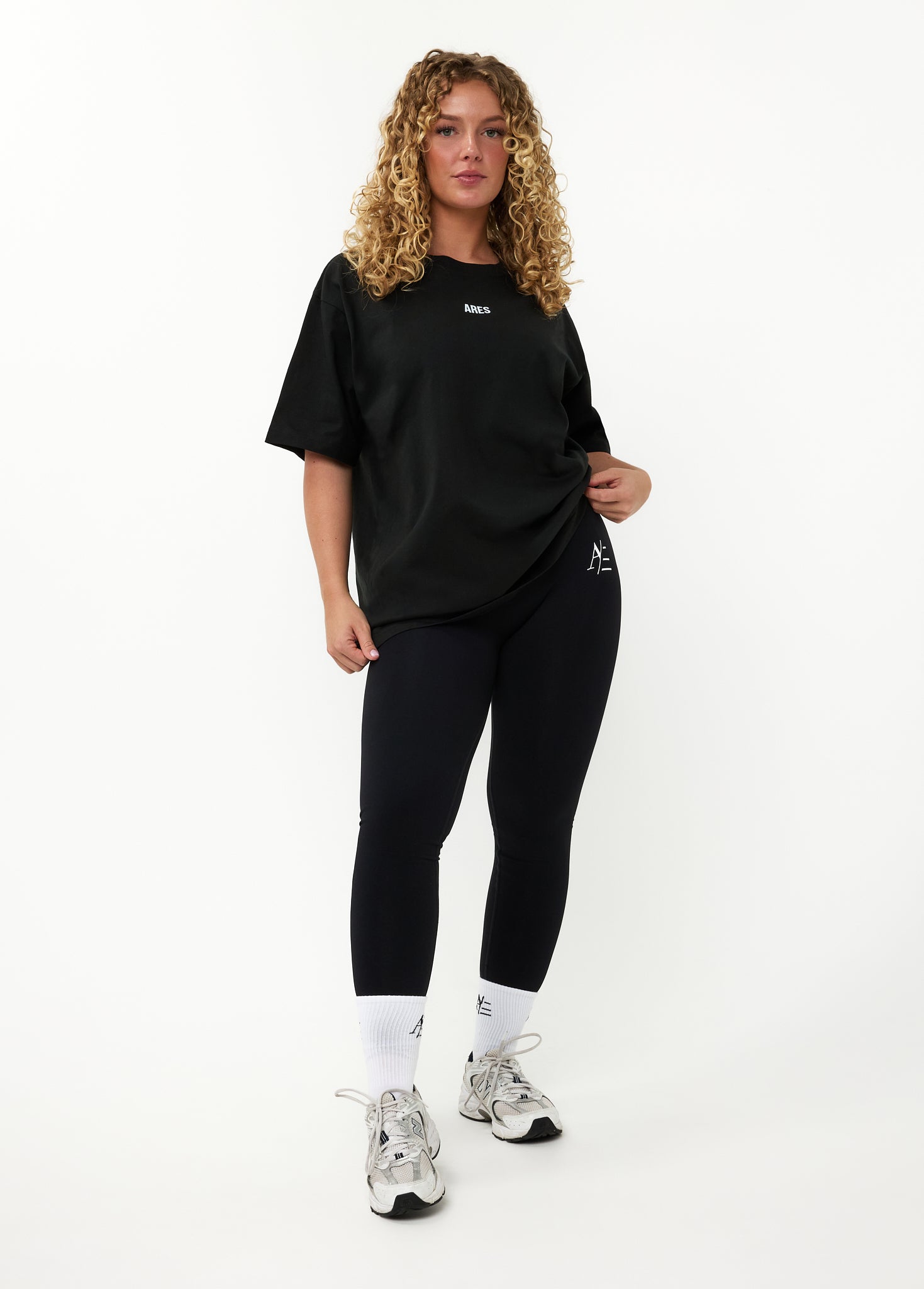 Oversized T Shirt Black Red 4 Year Anniversary