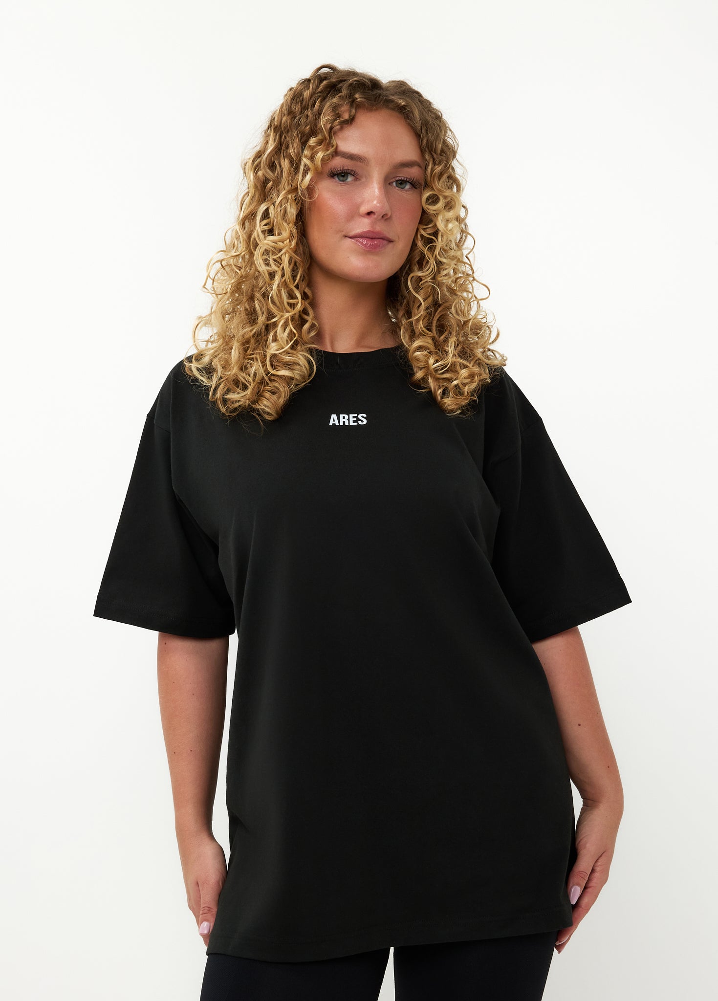 Oversized T Shirt Black Red 4 Year Anniversary