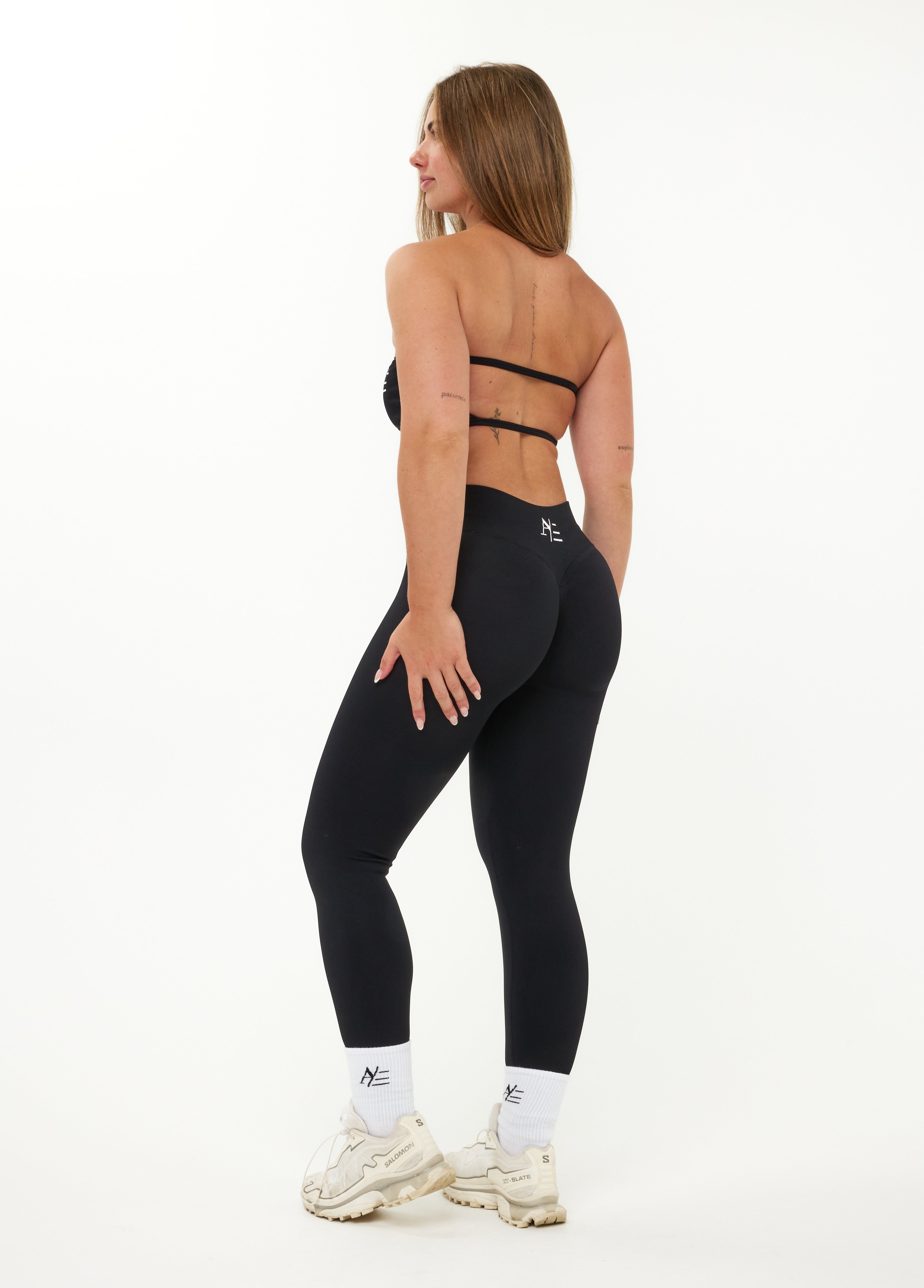 Bandeau Sports Bra Obsidian Black