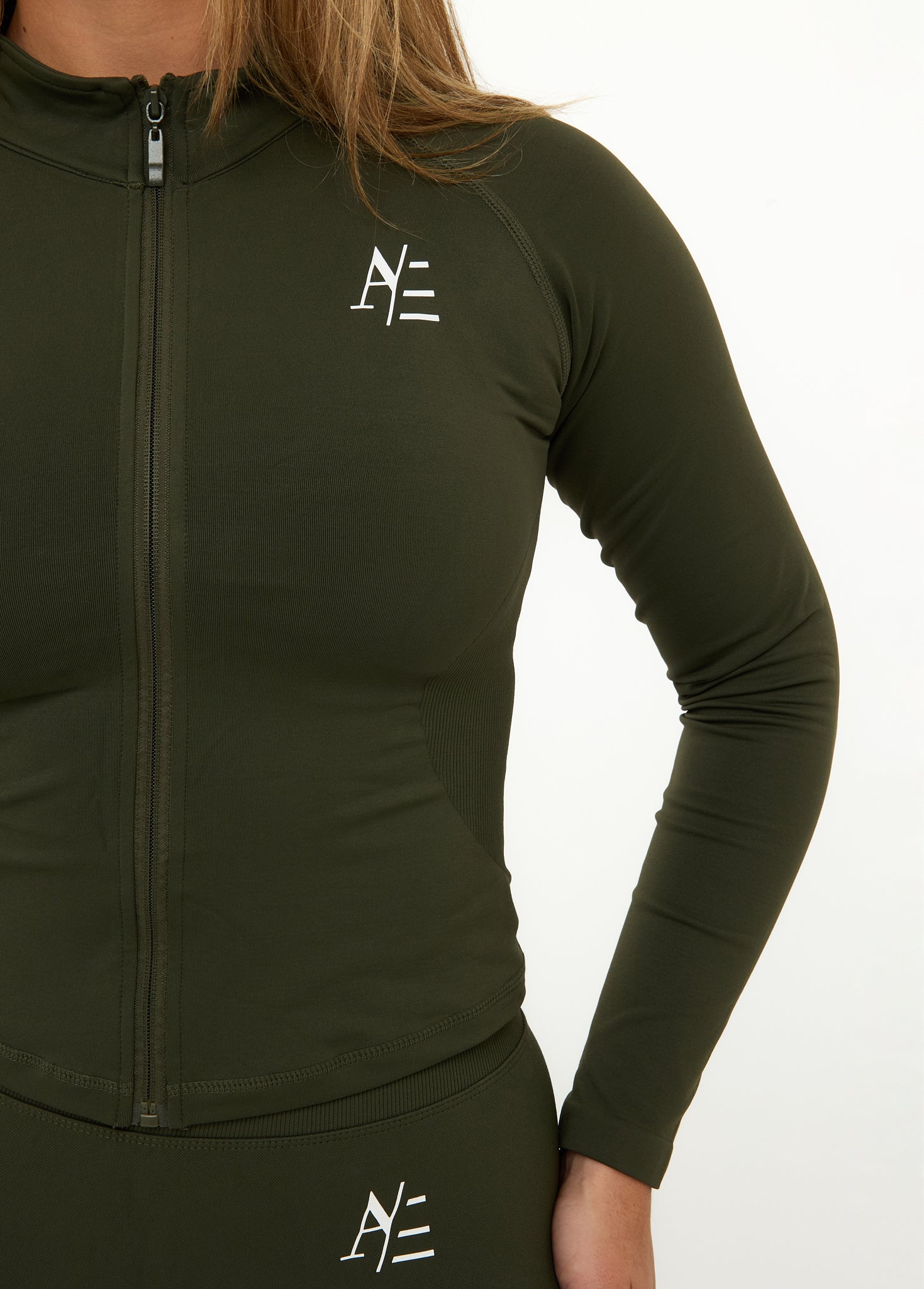 Zippers Forest Green