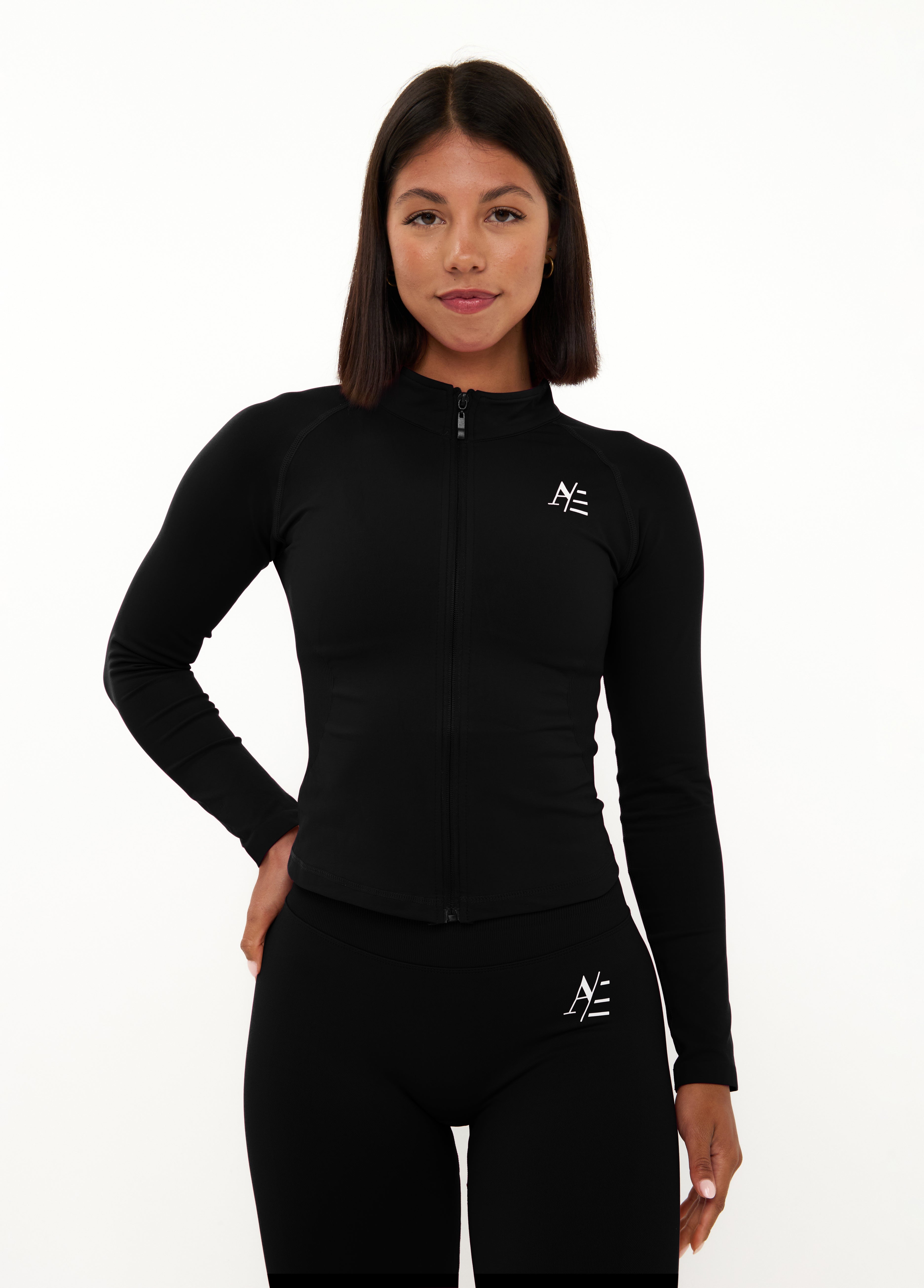 Zippers Obsidian Black