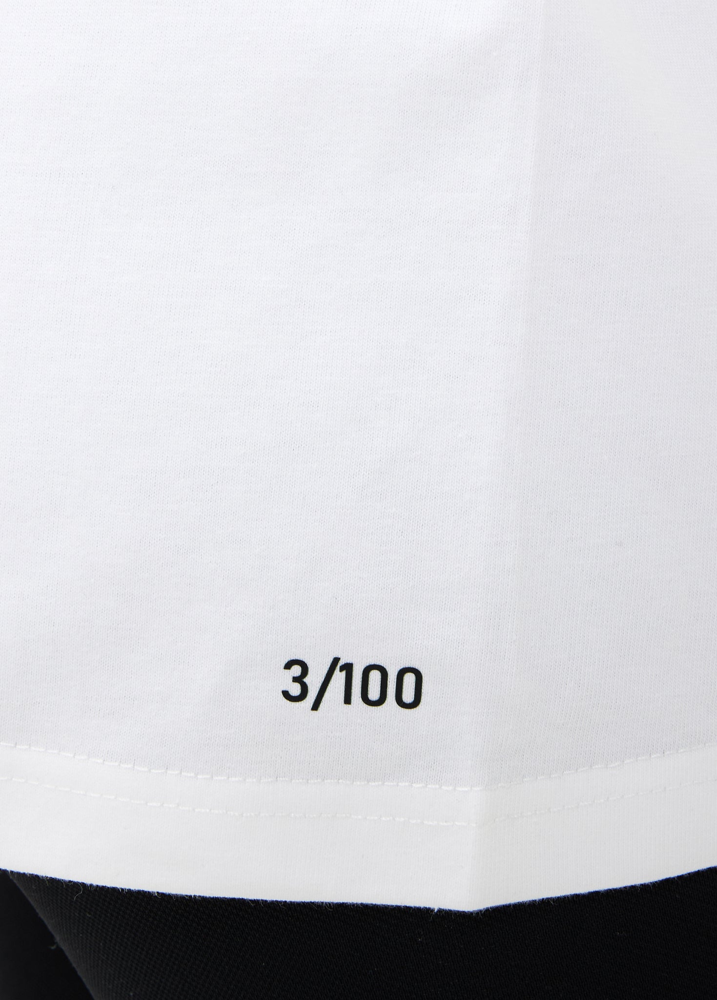 Oversized T Shirt White Blue 4 Year Anniversary