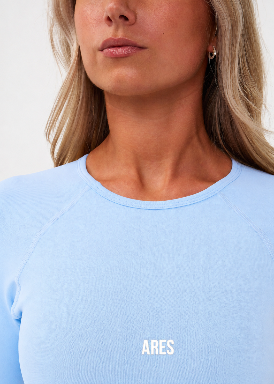 Long Sleeve One Piece Icy Blue