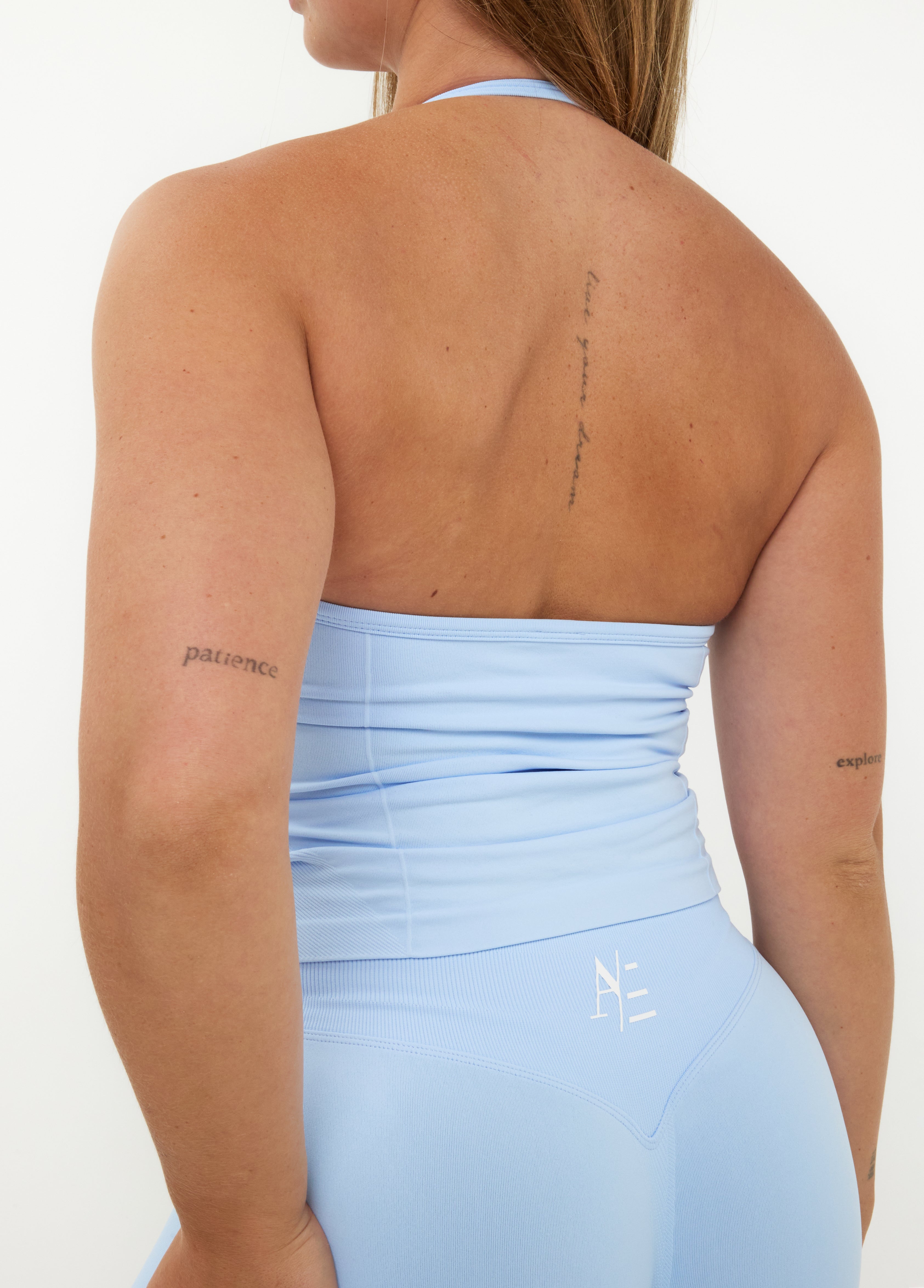 Long top Icy Blue